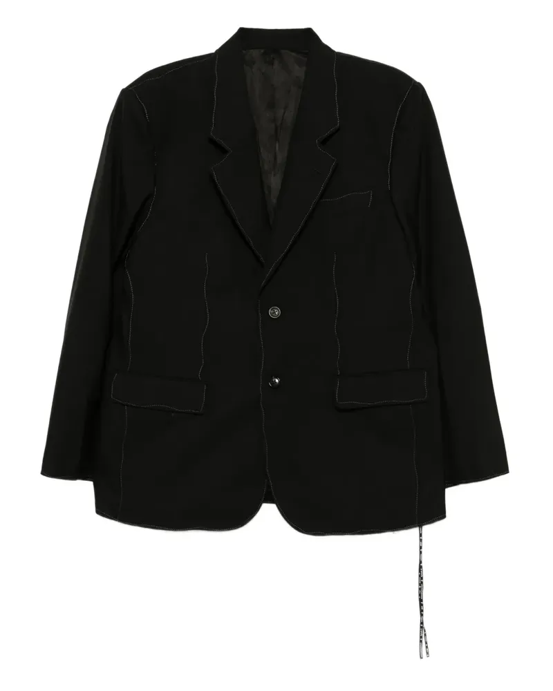 Mastermind Japan Sakko mit Logo-Stickerei - Schwarz Schwarz