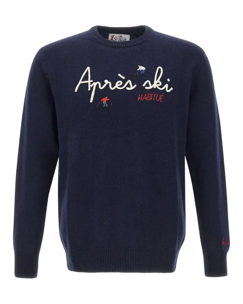 MC2 Saint Barth Heron Pullover mit Rundhalsausschnitt - Blau Blau