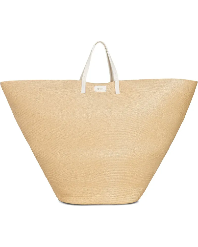 Giambattista Valli Shopper mit Logo-Patch - Nude Nude