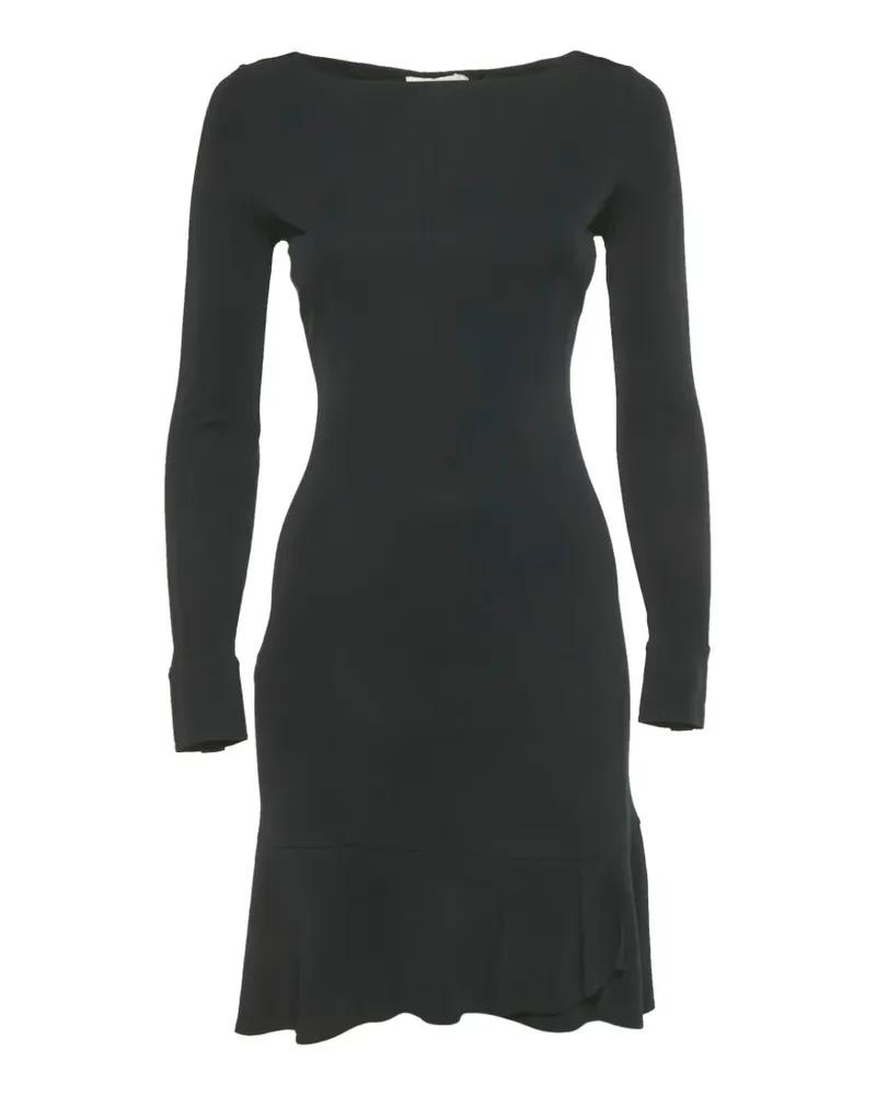 Tory Burch long-sleeve mini dress - Schwarz Schwarz