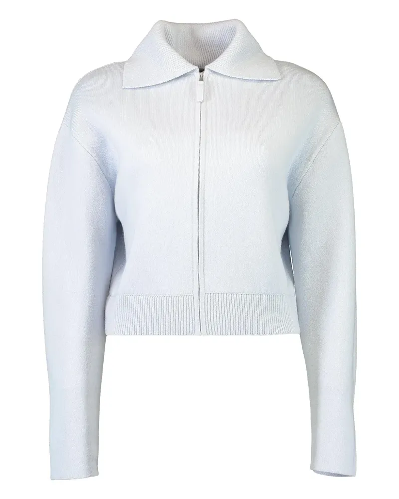 ALLUDE zip front cardigan - Blau Blau