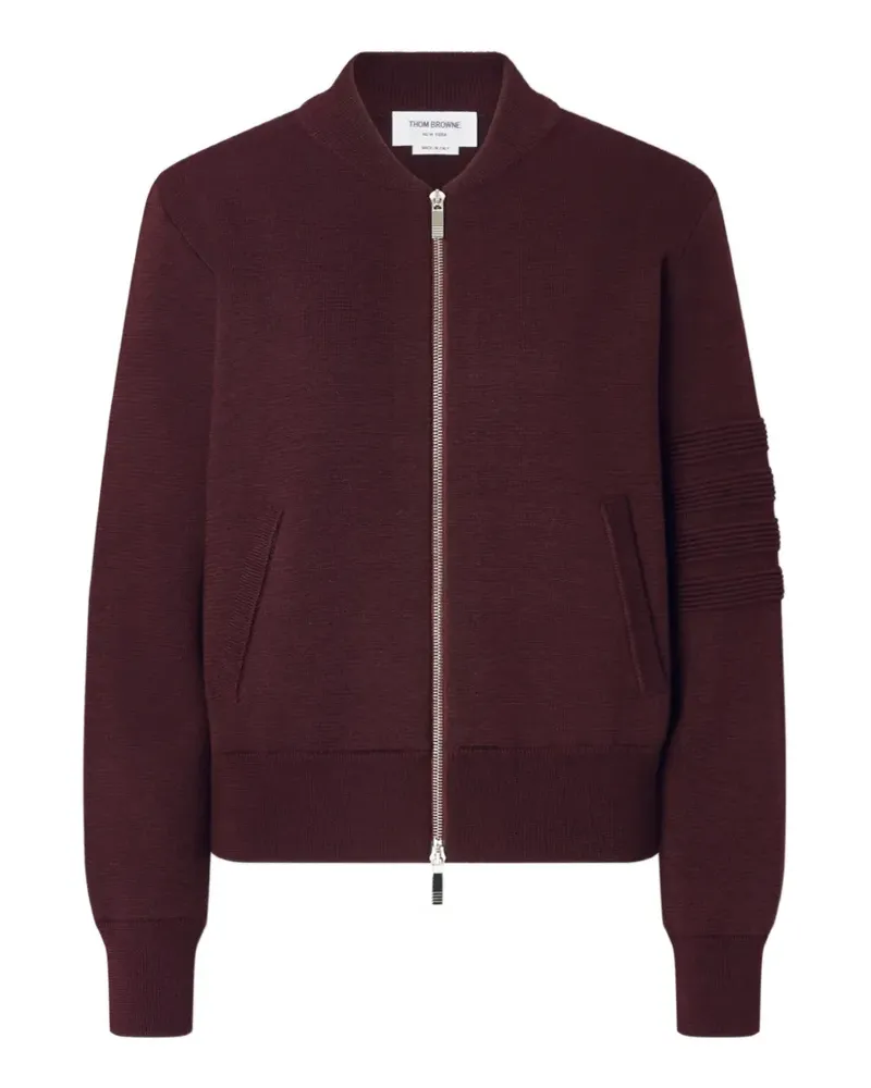 Thom Browne 4-Bar Bomberjacke mit Milano-Steppung - Rot Rot