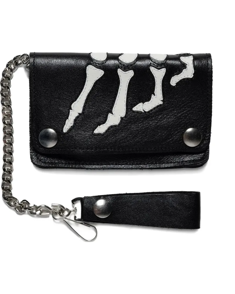 AWAKE NY Vanson Bones Portemonnaie - Schwarz Schwarz