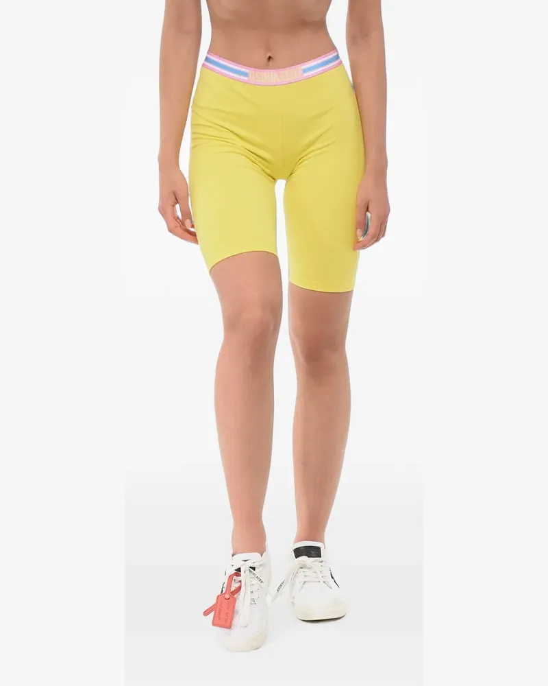 Dsquared2 Radlerhose mit Logo-Bund - Gelb Gelb