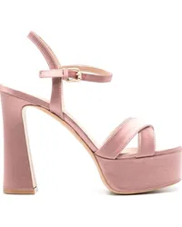 FESTA Milano Trinkraso Satinsandalen 120mm Rosa