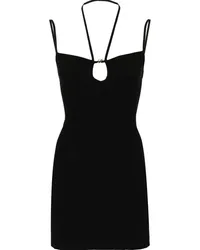 Blumarine Minikleid mit Cut-Out Schwarz