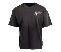 graphic-print T-shirt - Grau