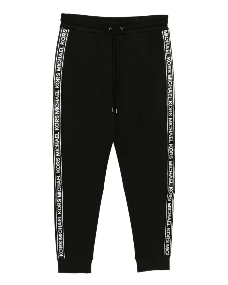 Michael Kors Jogginghose mit Logo-Streifen - Schwarz Schwarz