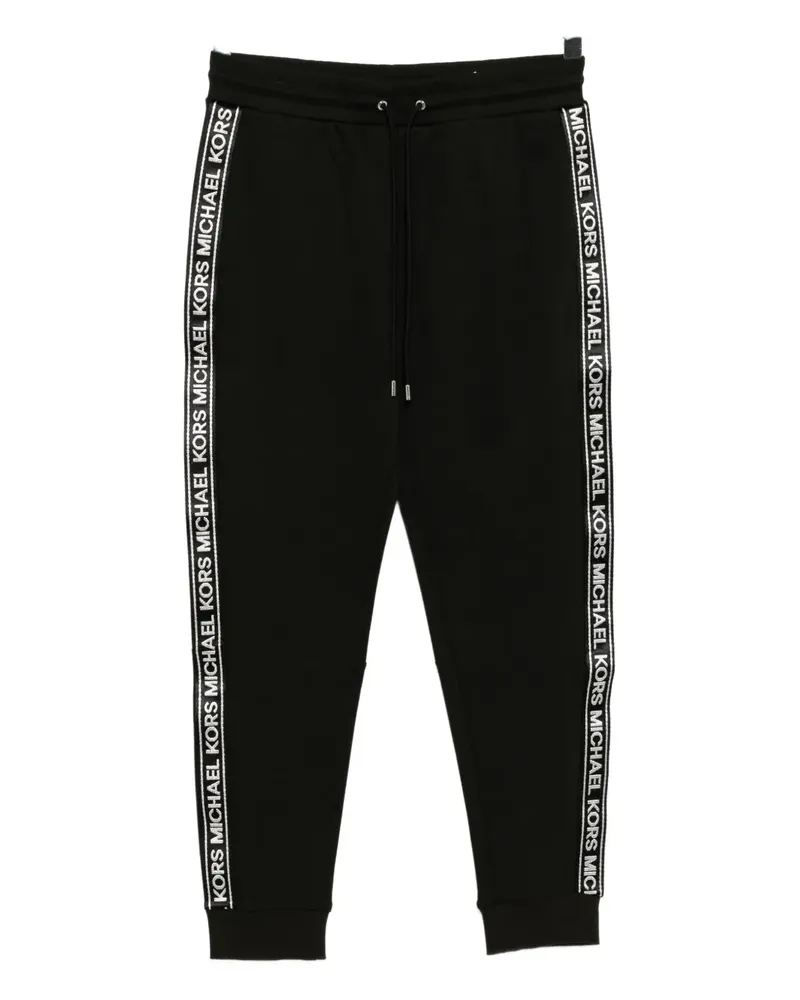 Michael Kors logo tape track pants - Schwarz Schwarz