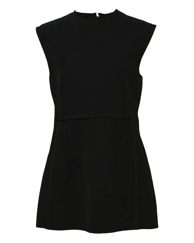 Jil Sander crew-neck silk top - Schwarz Schwarz