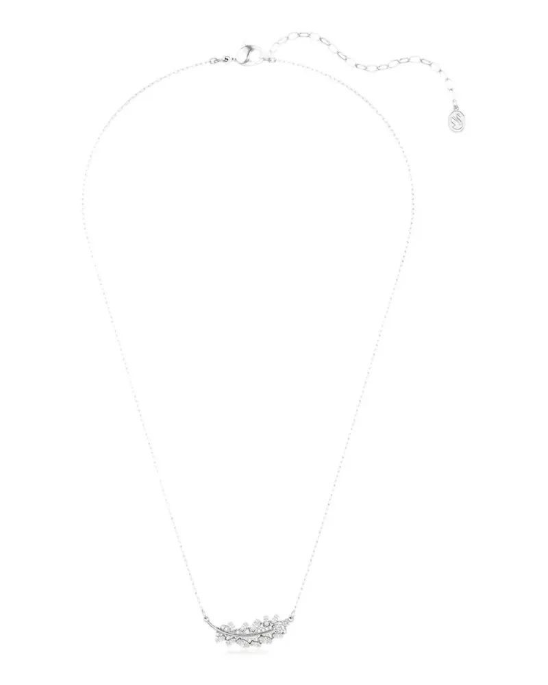 Swarovski Vienna feather-motif necklace - Silber Silber