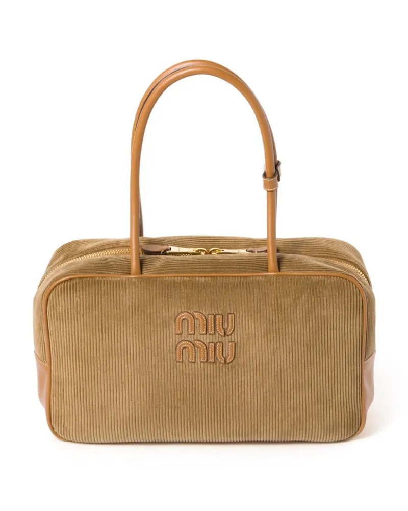Miu Miu Beau Schultertasche - Braun Braun