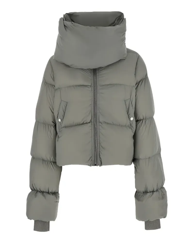 Rick Owens padded funnel-neck jacket - Grau Grau