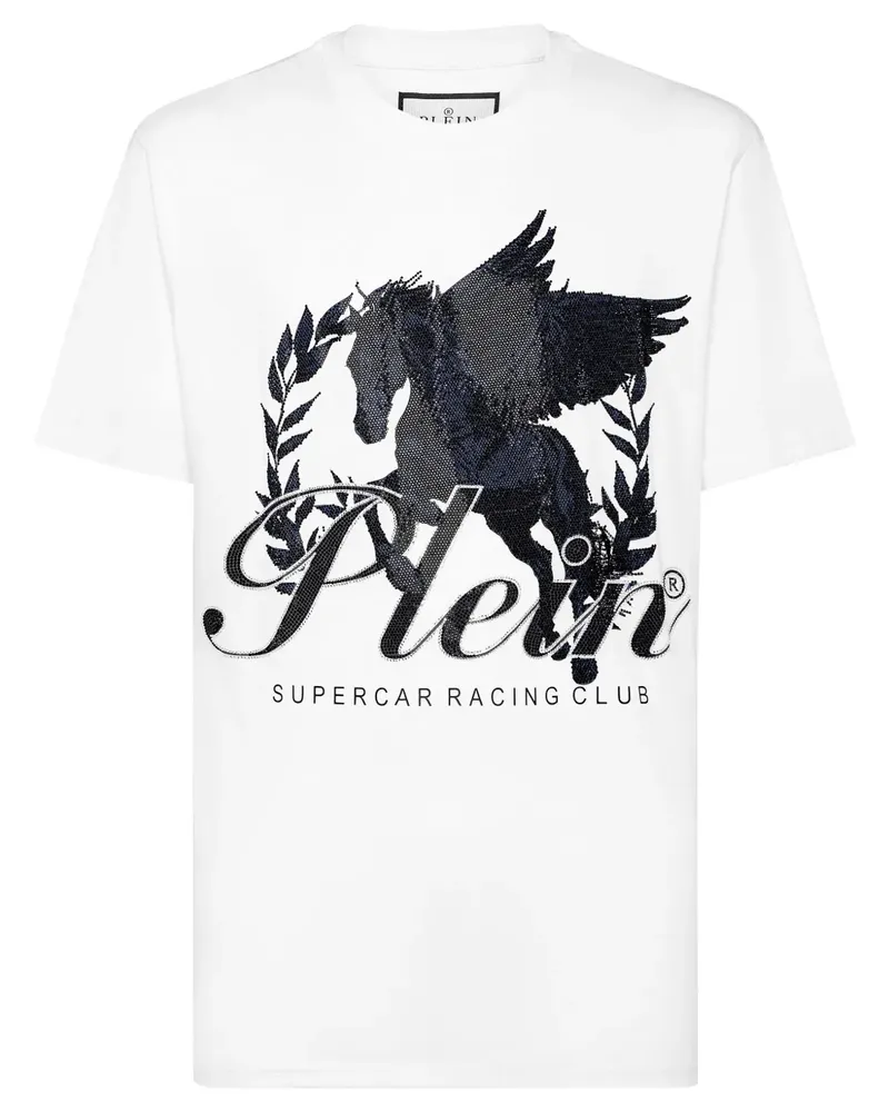 Philipp Plein Racing Club T-Shirt - Weiß Weiß