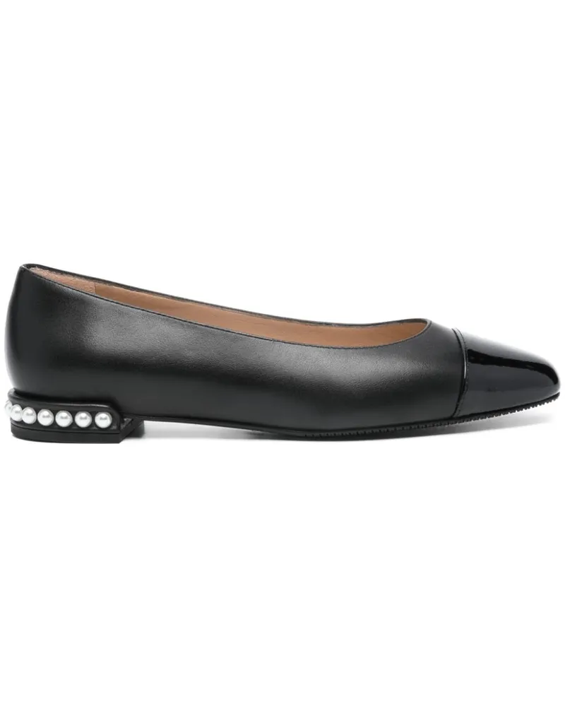Stuart Weitzman Pearl Flat Ballerinas - Schwarz Schwarz