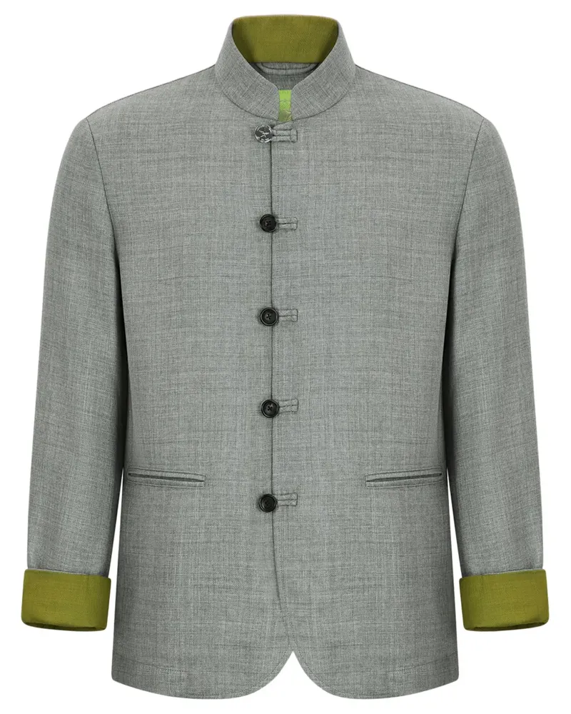 Shanghai Tang Jacke mit fünf Knöpfen - Grau Grau