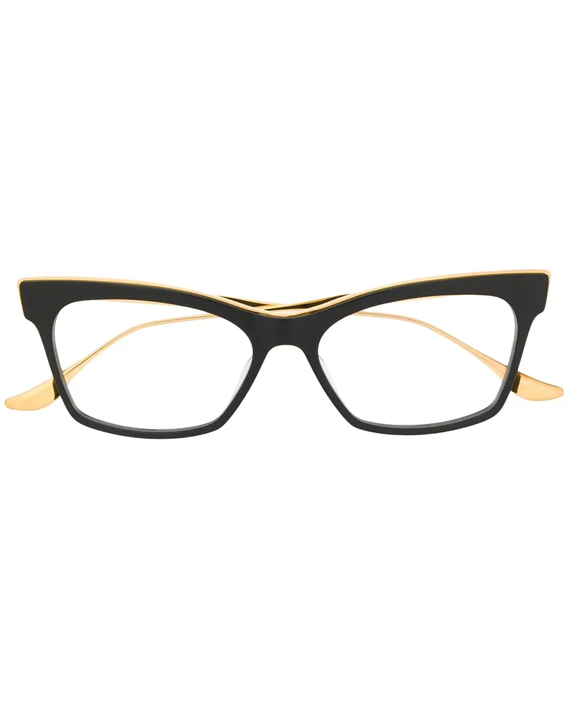 DITA Klassische Cat-Eye-Brille - Schwarz Schwarz