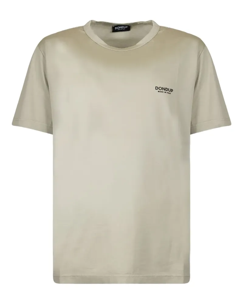 Dondup T-Shirt mit Logo-Stickerei - Nude Nude
