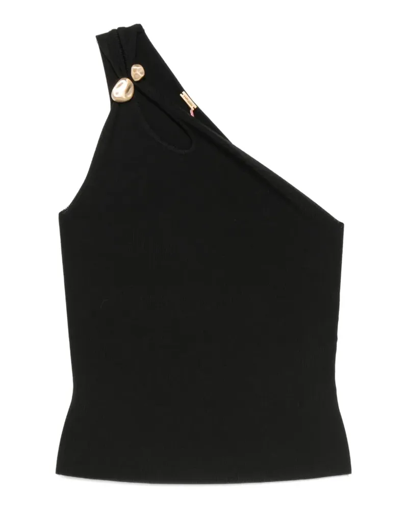 Cult Gaia Anouk One-Shoulder-Bikinioberteil - Schwarz Schwarz