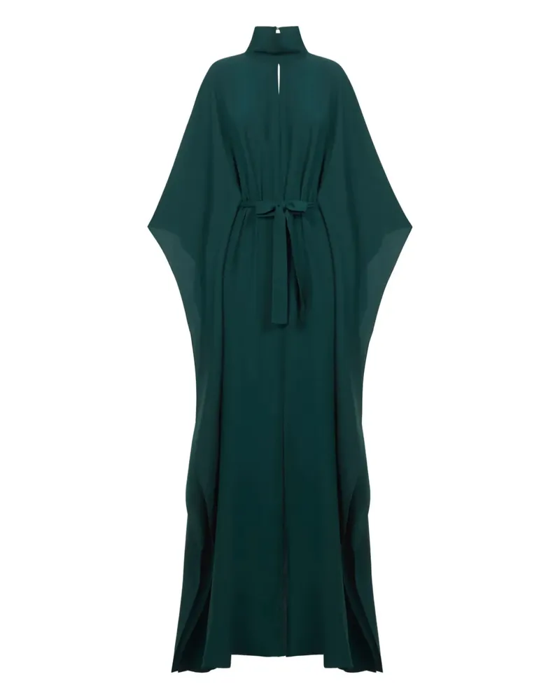 Taller Marmo Rückenfreies Mrs Hall Maxikleid mit Stehkragen - Grün Grün