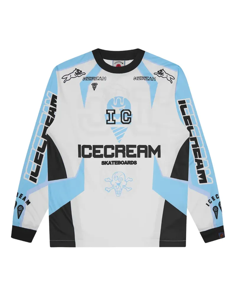 ICECREAM Klassisches Langarmshirt - Weiß Weiß