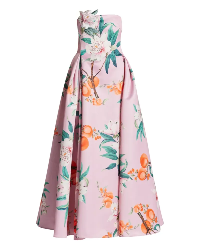 LEO LIN Nadia Kleid mit Blumen-Print - Rosa Rosa
