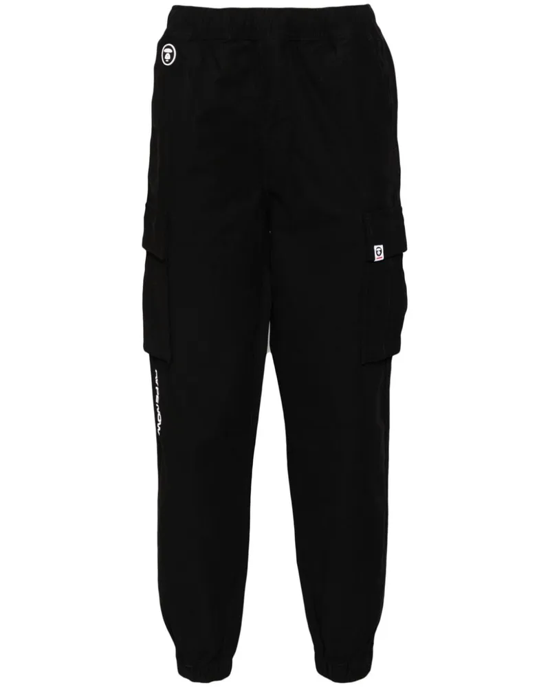 BAPE Cargohose mit Tapered-Bein - Schwarz Schwarz