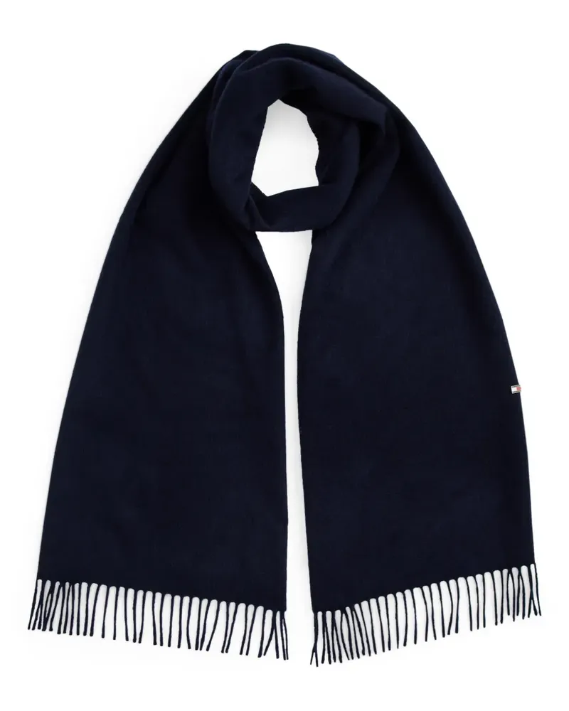 Tommy Hilfiger fringed scarf - Blau Blau