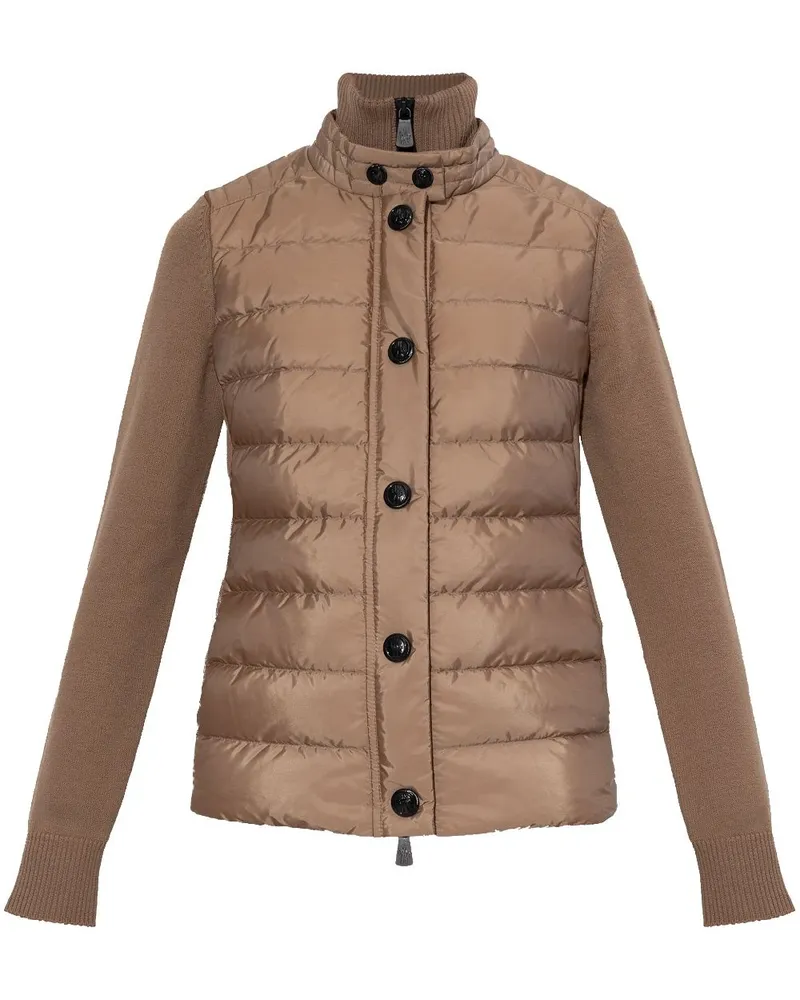Moncler Cardigan mit Einsätzen - Braun Braun
