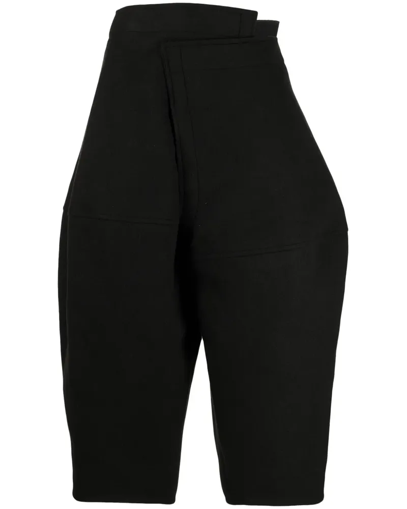 Comme des Garçons Cropped-Hose - Schwarz Schwarz