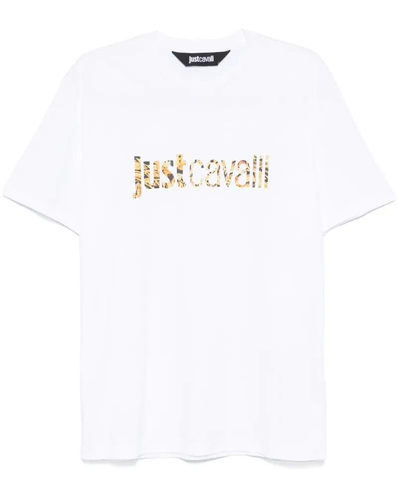 Just Cavalli T-Shirt mit Logo-Print - Weiß Weiß