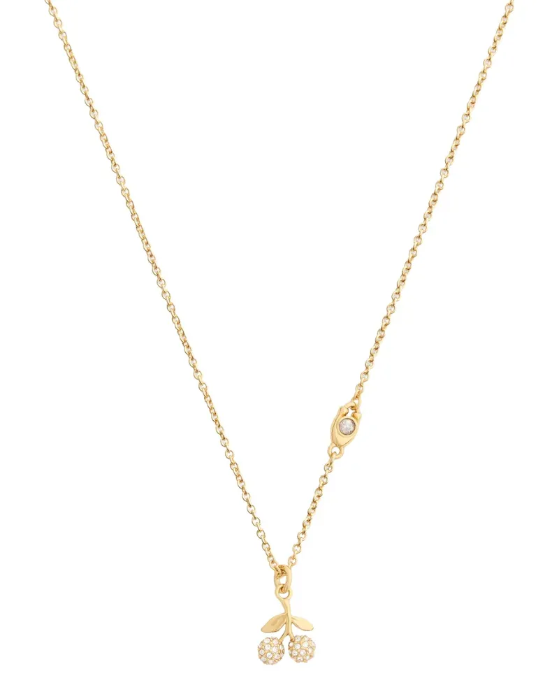 Coach cherry-pendant necklace - Gold Gold