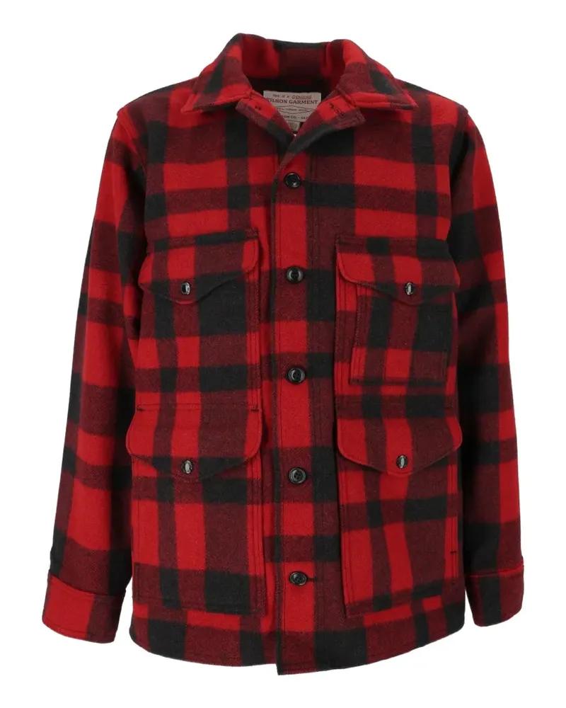 Filson Mackinaw Cruiser check-pattern jacket - Rot Rot