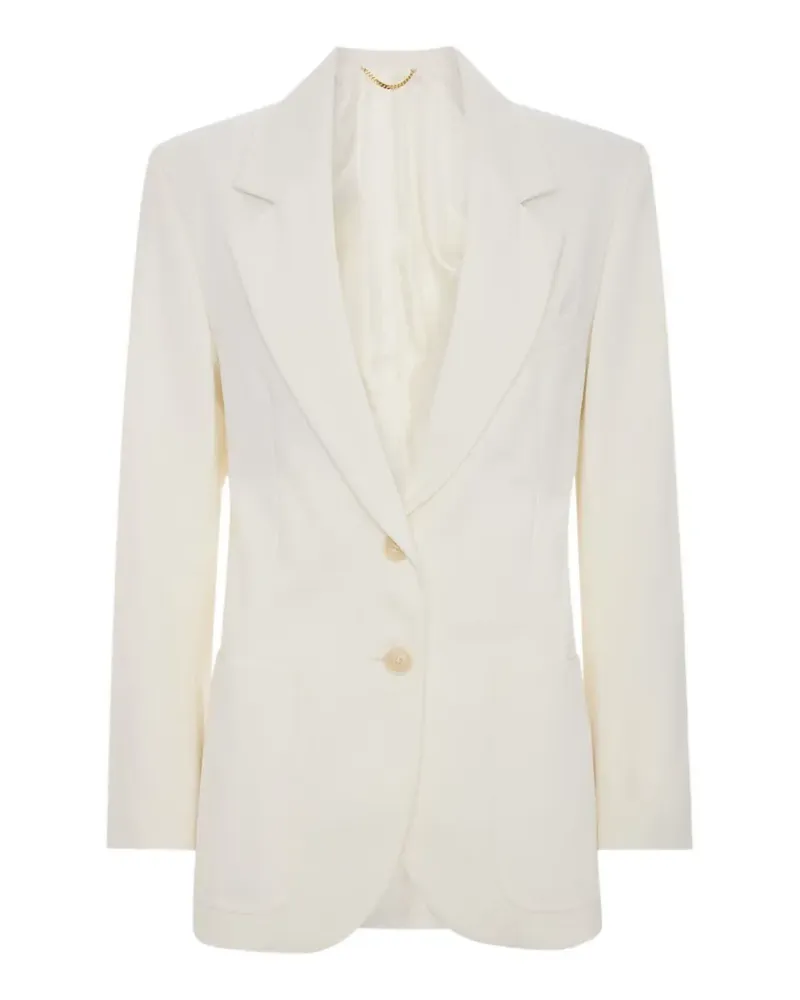 Victoria Beckham Katherine single-breasted blazer - Weiß Weiß