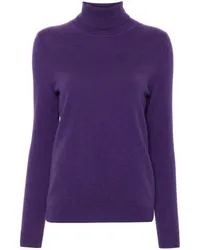 Eric Bompard Classic Rollkragenpullover Violett