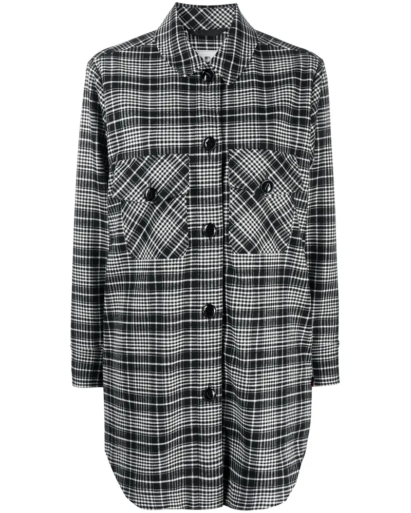 Woolrich Langes Hemd - Schwarz Schwarz