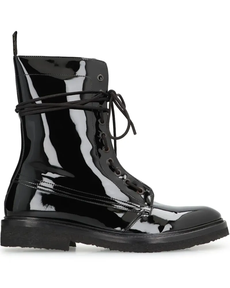 RHUDE Rhanger Bikerstiefel - Schwarz Schwarz