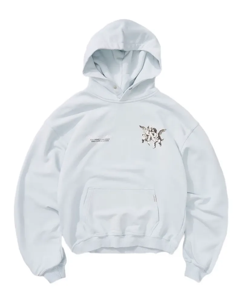REPRESENT Hoodie mit Engel-Print - Blau Blau