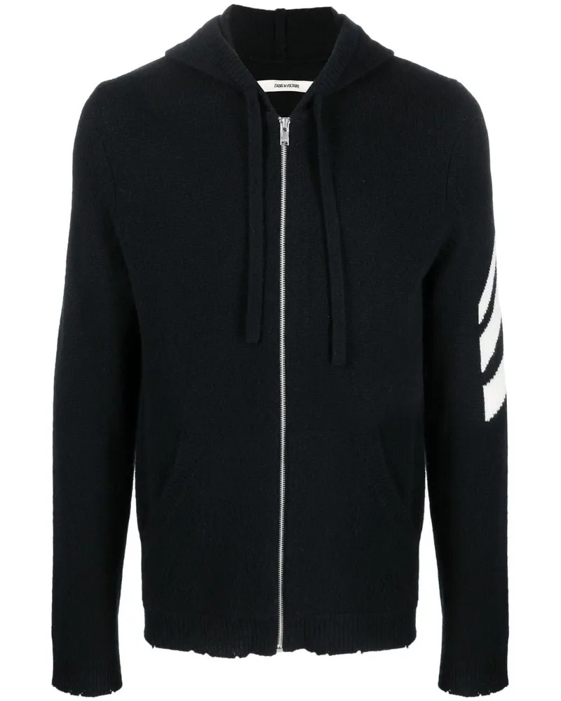 Zadig & Voltaire Kapuzenjacke aus Kaschmir - Schwarz Schwarz