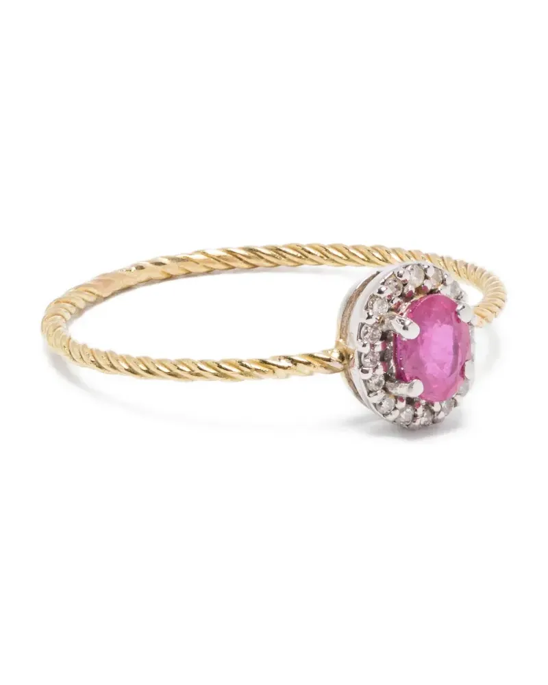 Wouters & Hendrix 18kt yellow gold Ruby ring Gold