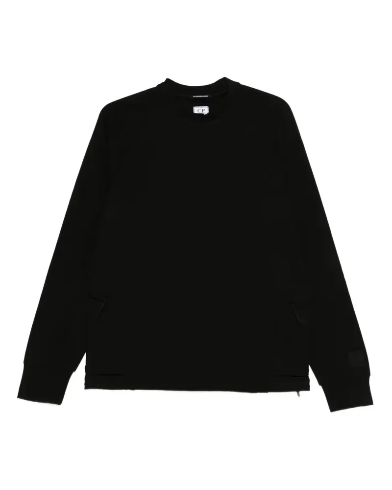 C.P. Company Sweatshirt mit Rundhalsausschnitt - Schwarz Schwarz
