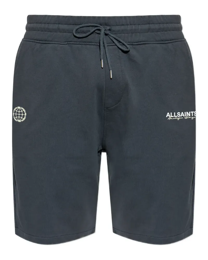 AllSaints Joggingshorts mit Kordelzug - Grau Grau