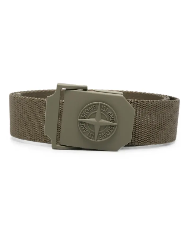 Stone Island Gürtel mit Logo-Schild - Grün Grün