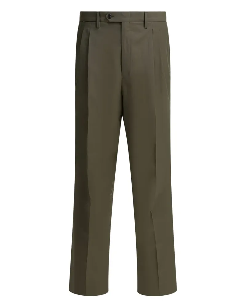 Prada pleated trousers - Grün Grün