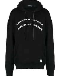 Mostly Heard Rarely Seen Hoodie mit Logo-Prägung Schwarz