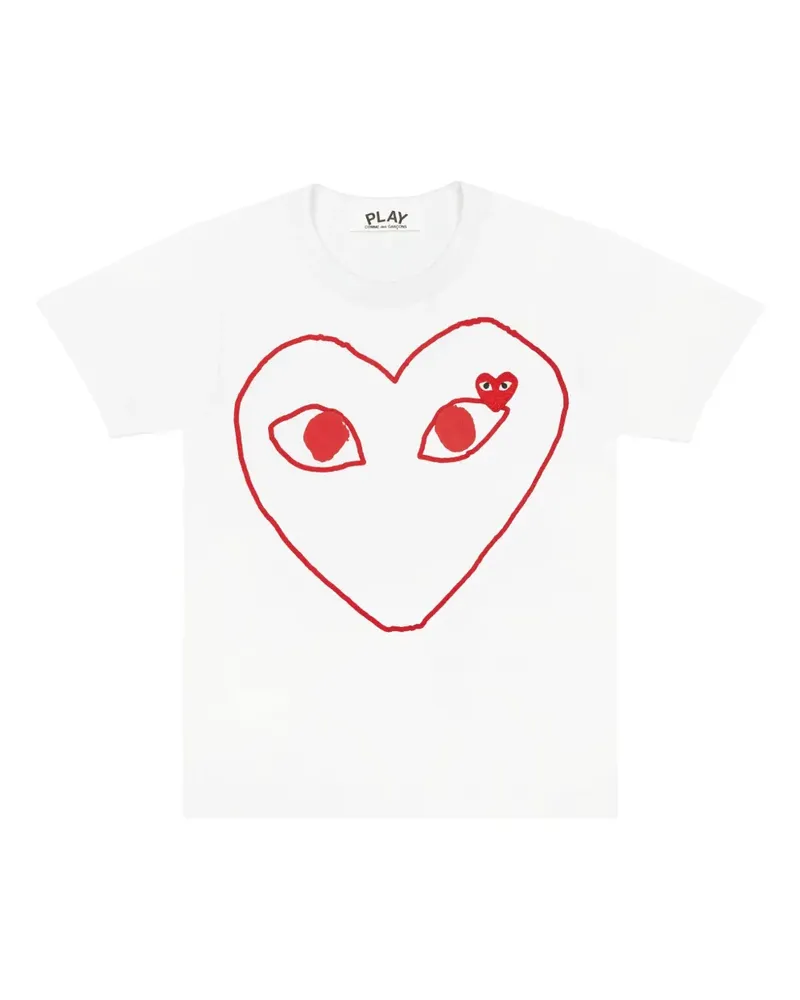 Comme des Garçons Klassisches T-Shirt - Weiß Weiß