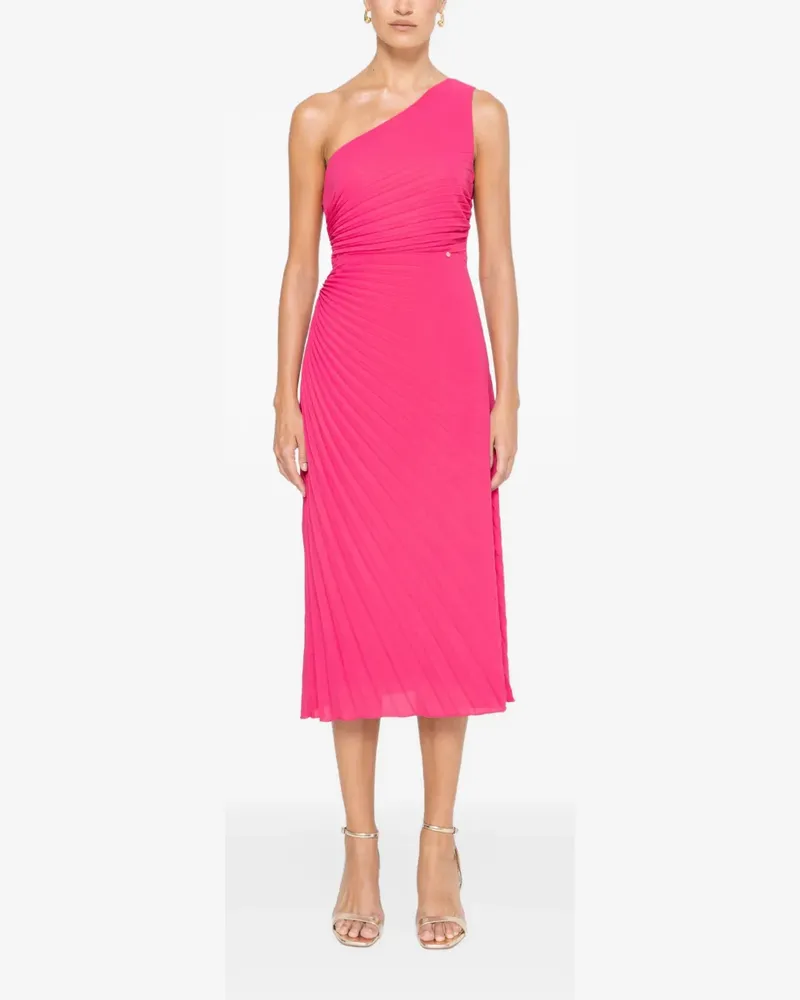 NISSA One-Shoulder-Kleid - Rosa Rosa