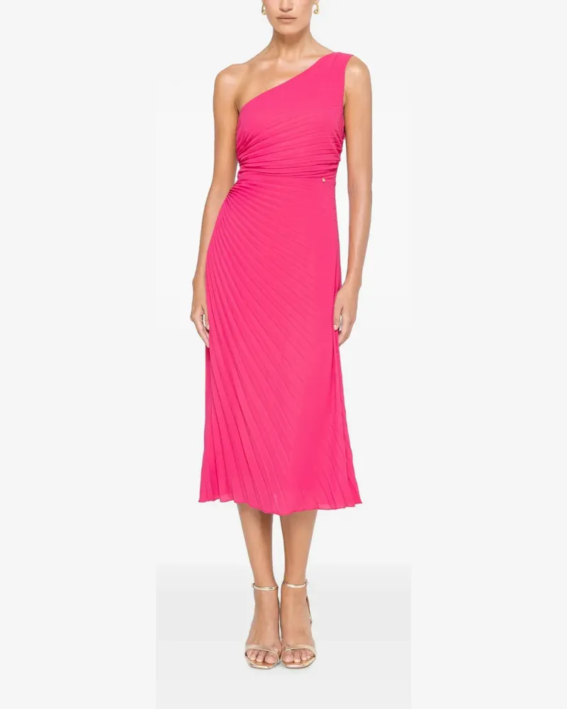 NISSA One-Shoulder-Kleid - Rosa Rosa