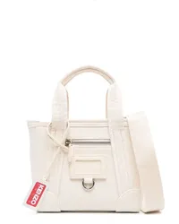 Kenzo Mini Paris Shopper aus Canvas Weiß