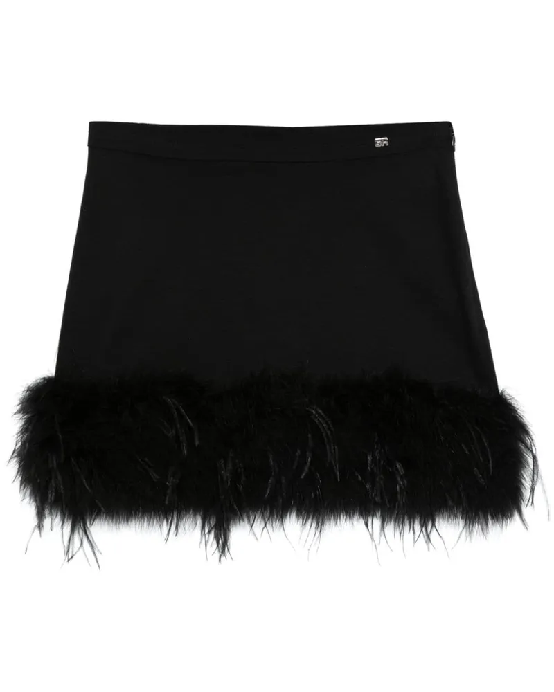 Sonia Rykiel Minirock aus Jersey - Schwarz Schwarz